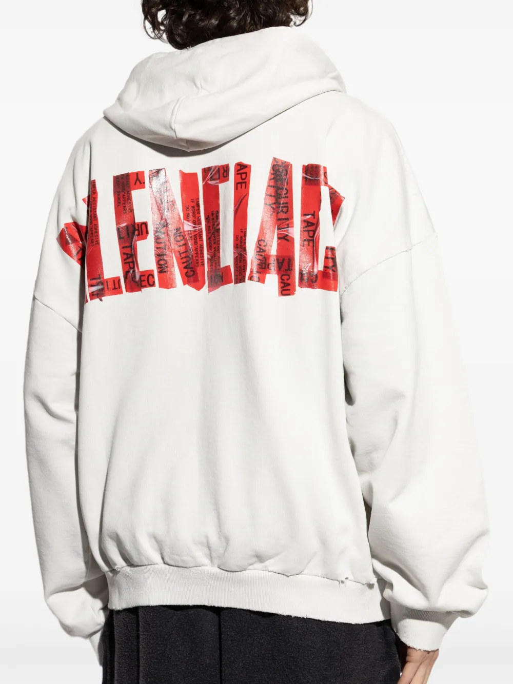 Balenciaga Hoodie met rits Wit