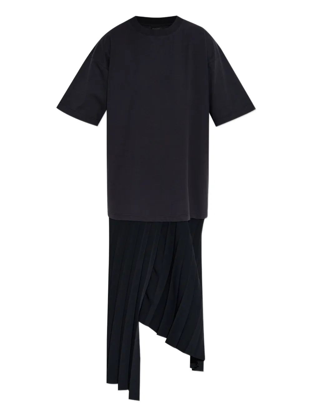 Balenciaga cotton midi dress - Black