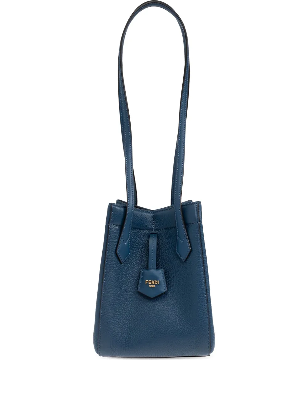 FENDI Borsa a spalla Origami Mini in pelle - Blu