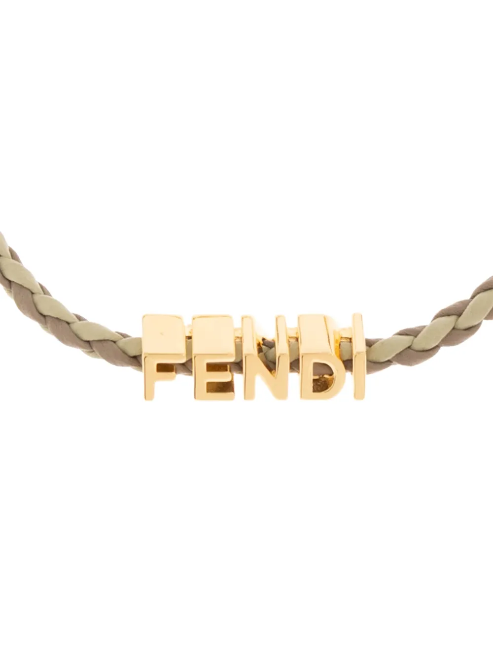  Fendi Logo Bracelet - Green 