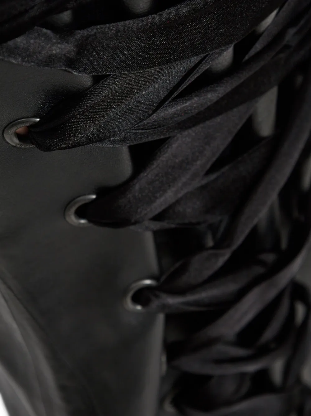 Balenciaga Leren rok Zwart
