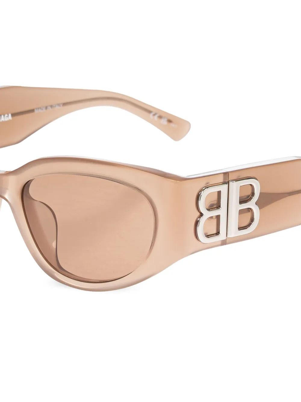 Balenciaga Eyewear Bossy zonnebril Beige
