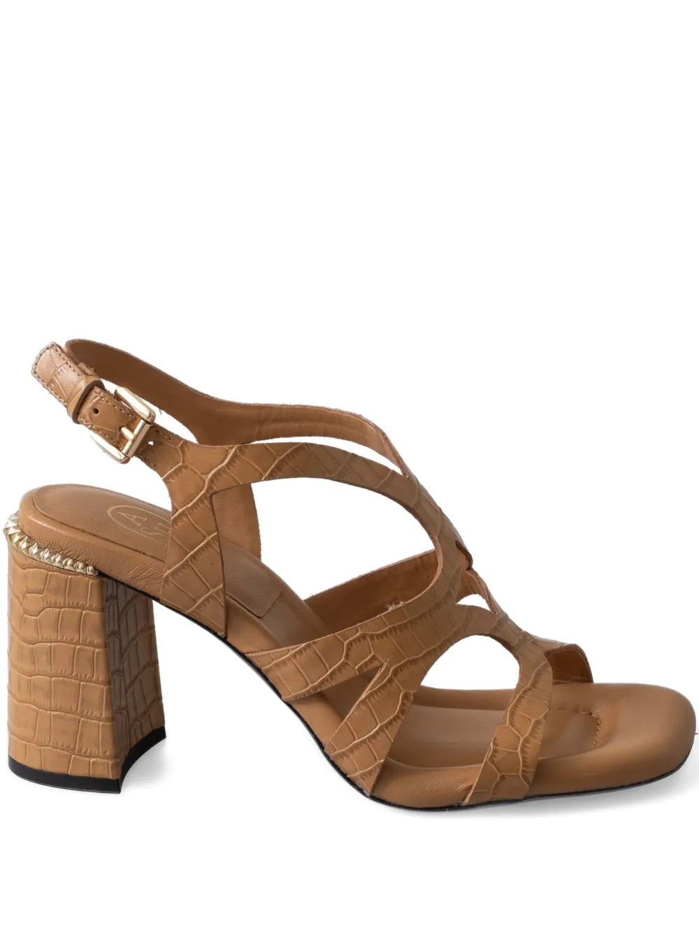 Ash 85mm leather sandals Brown