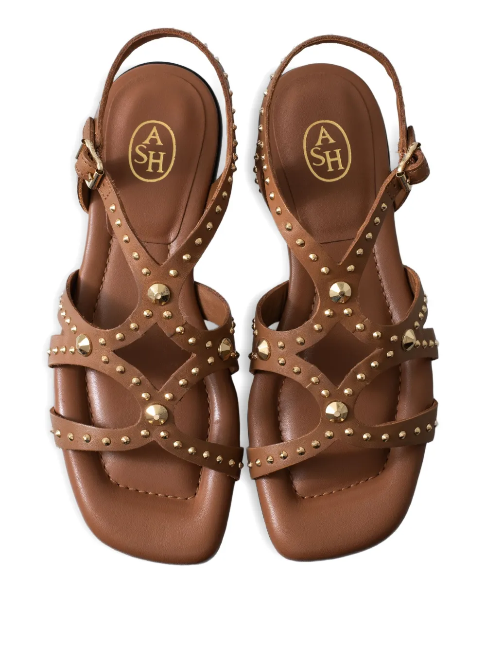 Ash leather sandals Brown