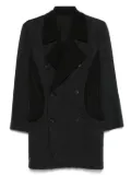 Yohji Yamamoto Pre-Owned 1990s panelled coat - Black