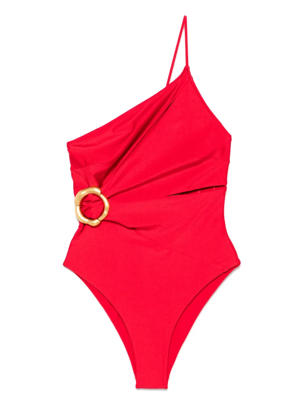 Cult Gaia asymmetric swimsuit - レッド Cult Gaia asymmetric swimsuit - レッド