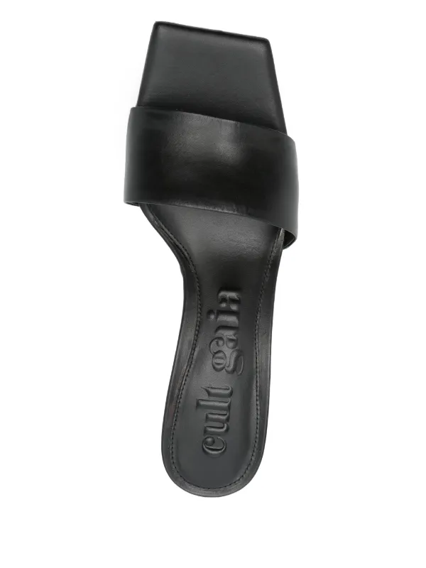 Cult Gaia 60mm Ada Sandals | Black | FARFETCH