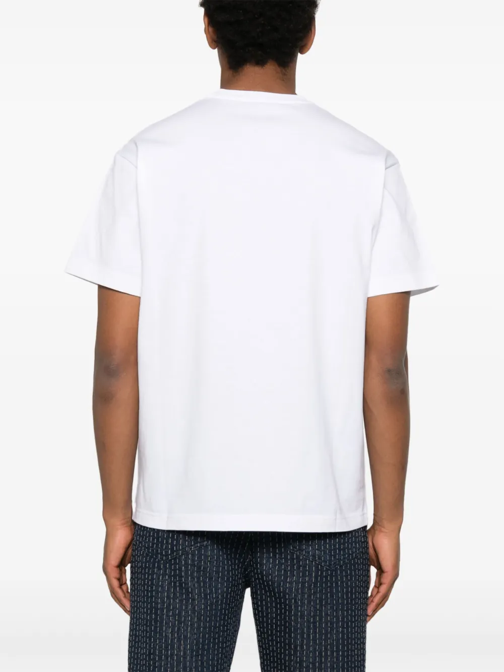 Gucci T-shirt met geborduurd GG-logo Wit
