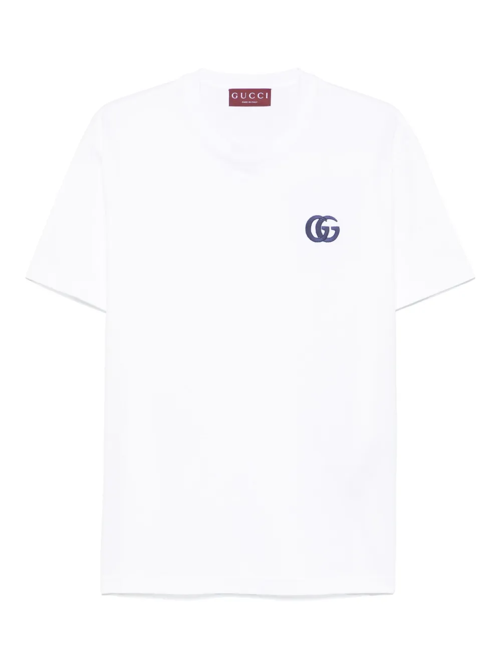 Gucci Gg Embroidered-logo T-shirt