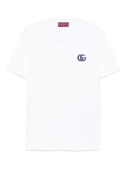 Gucci playera con logo bordado GG