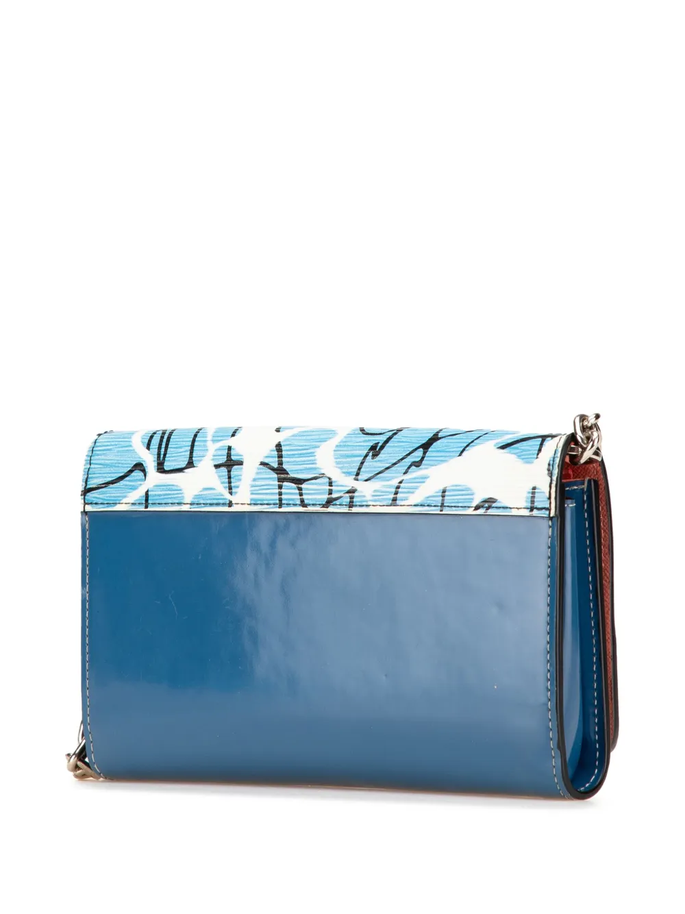 Louis Vuitton Pre-Owned 2015 Epi Aqua Twist Wallet on Chain crossbody bag | Pre-Owned | Image 2