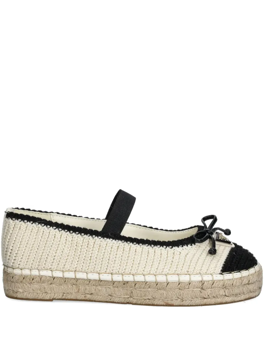 GUESS USA Joneal braided flat espadrilles White