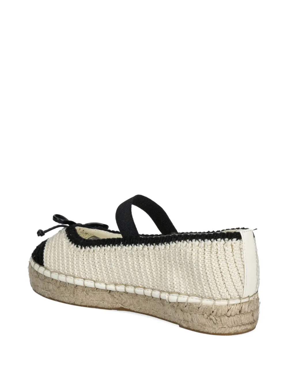 GUESS USA Joneal braided flat espadrilles White