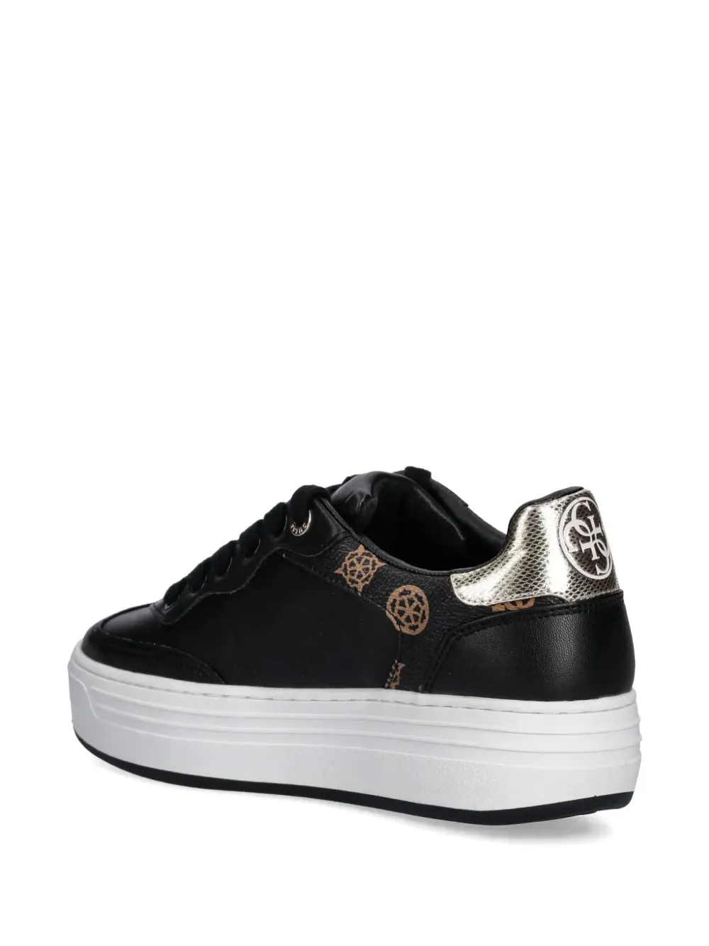 GUESS USA Swole platform-sole logo sneakers Black