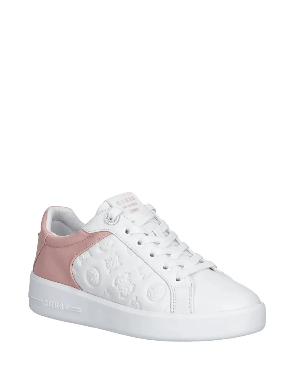 GUESS USA Sneakers met logo-reliëf Wit
