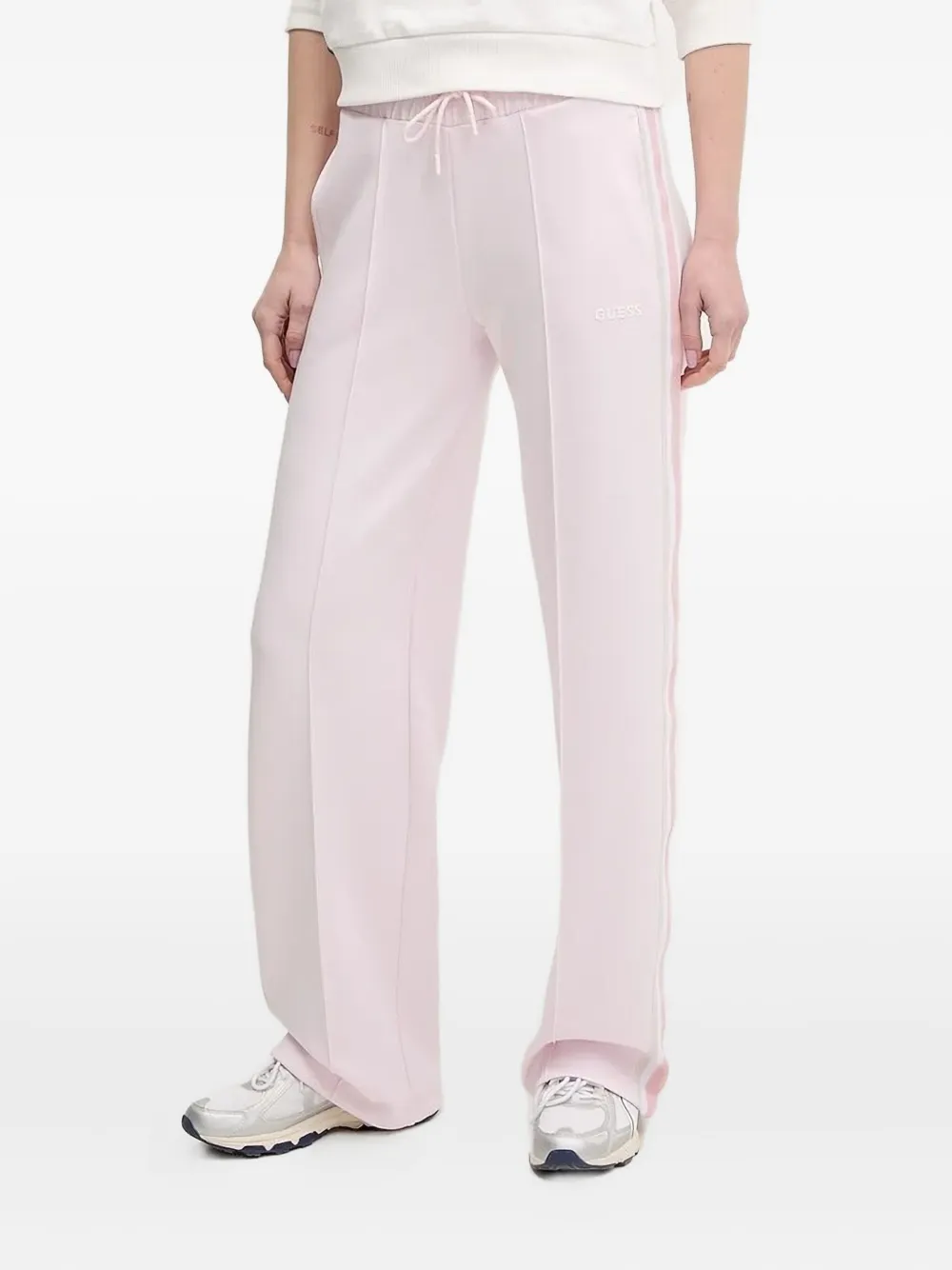 GUESS USA side-stripe trousers | Pink | Image 1