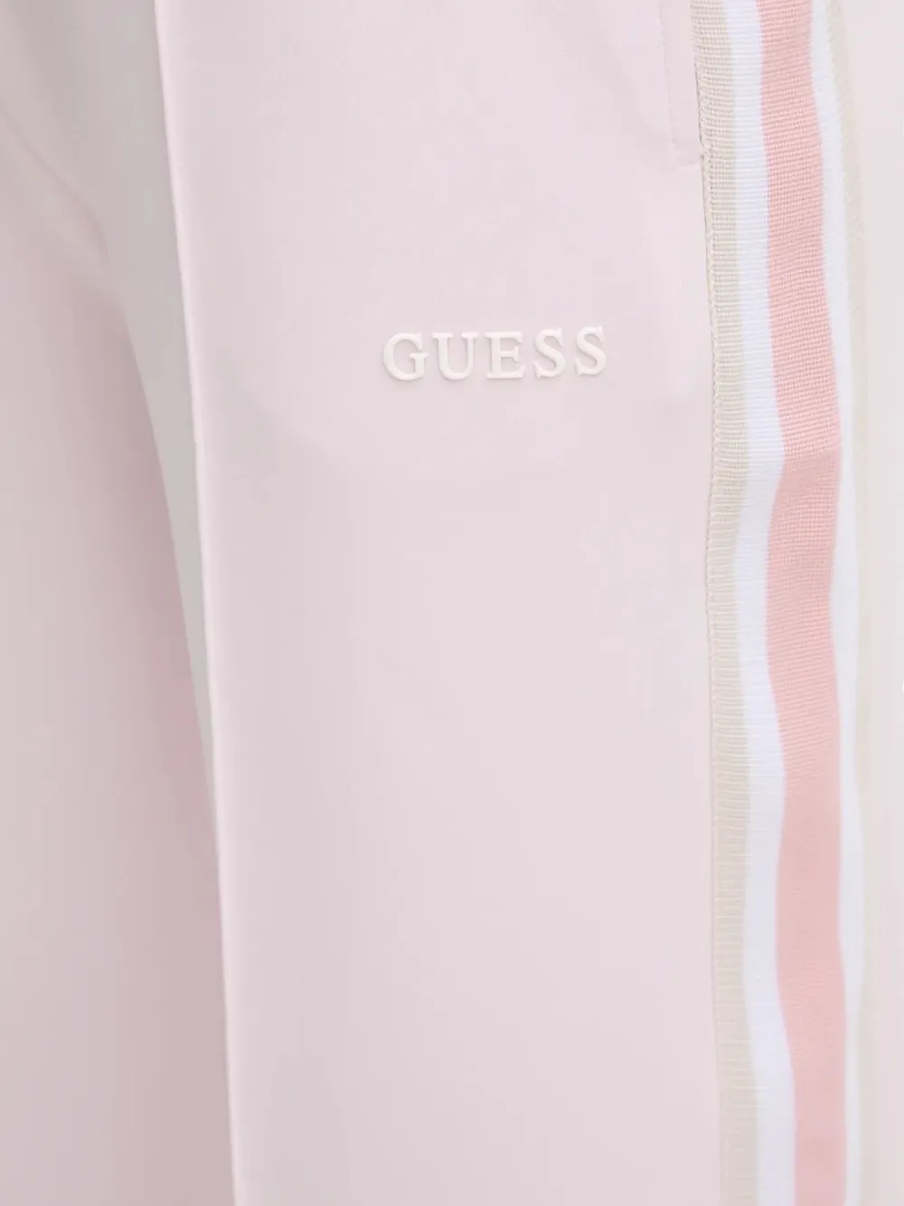 Guess Usa Side-stripe Trousers In Pink
