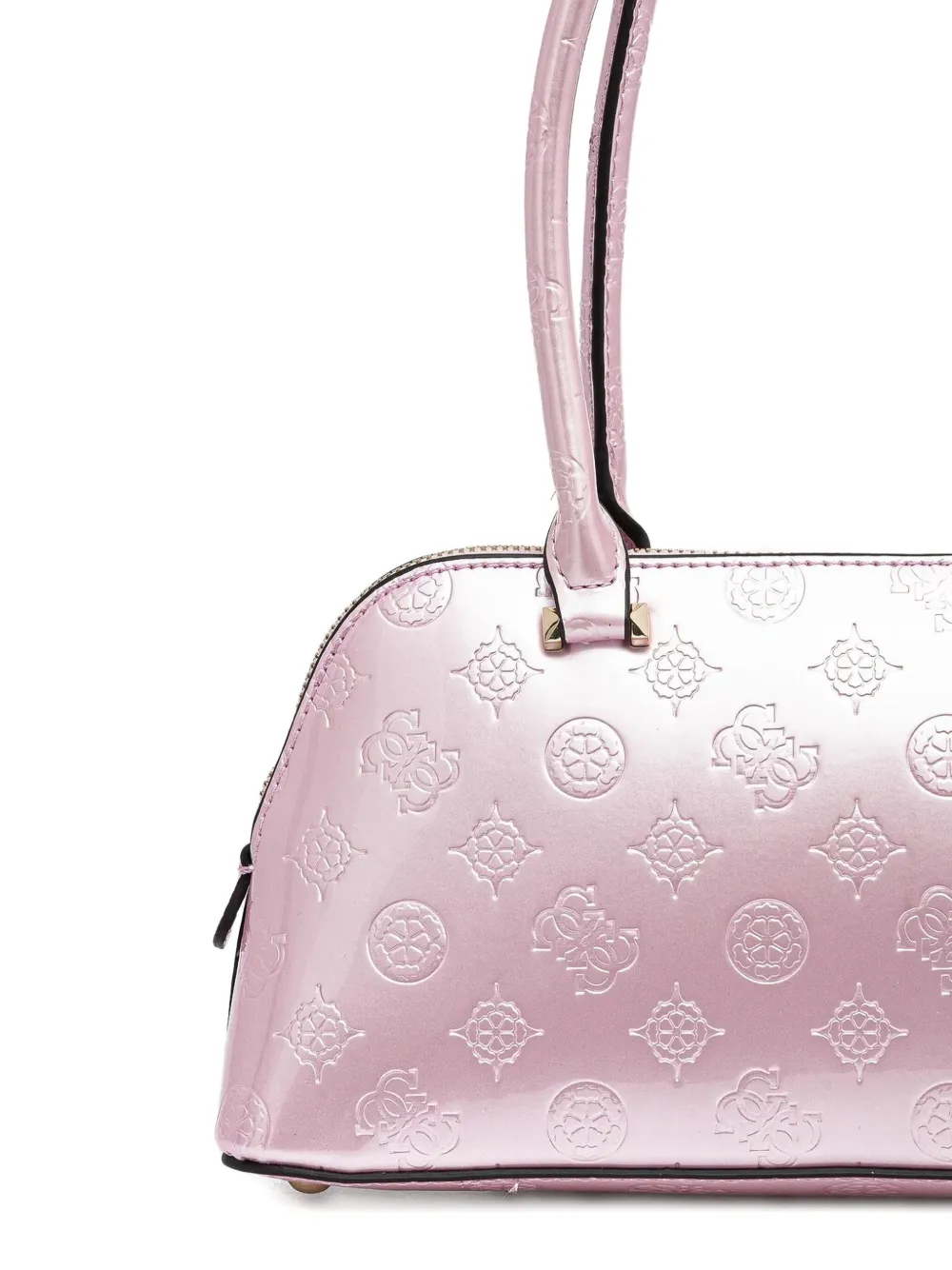 GUESS USA Kleine handtas met reliëf Roze