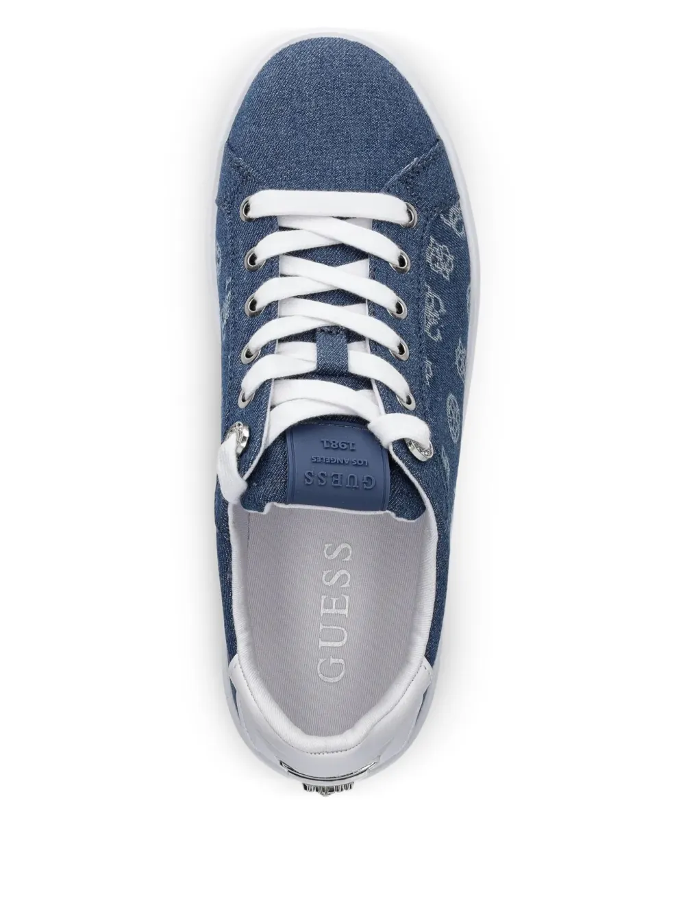 GUESS USA denim low-top sneakers Blue