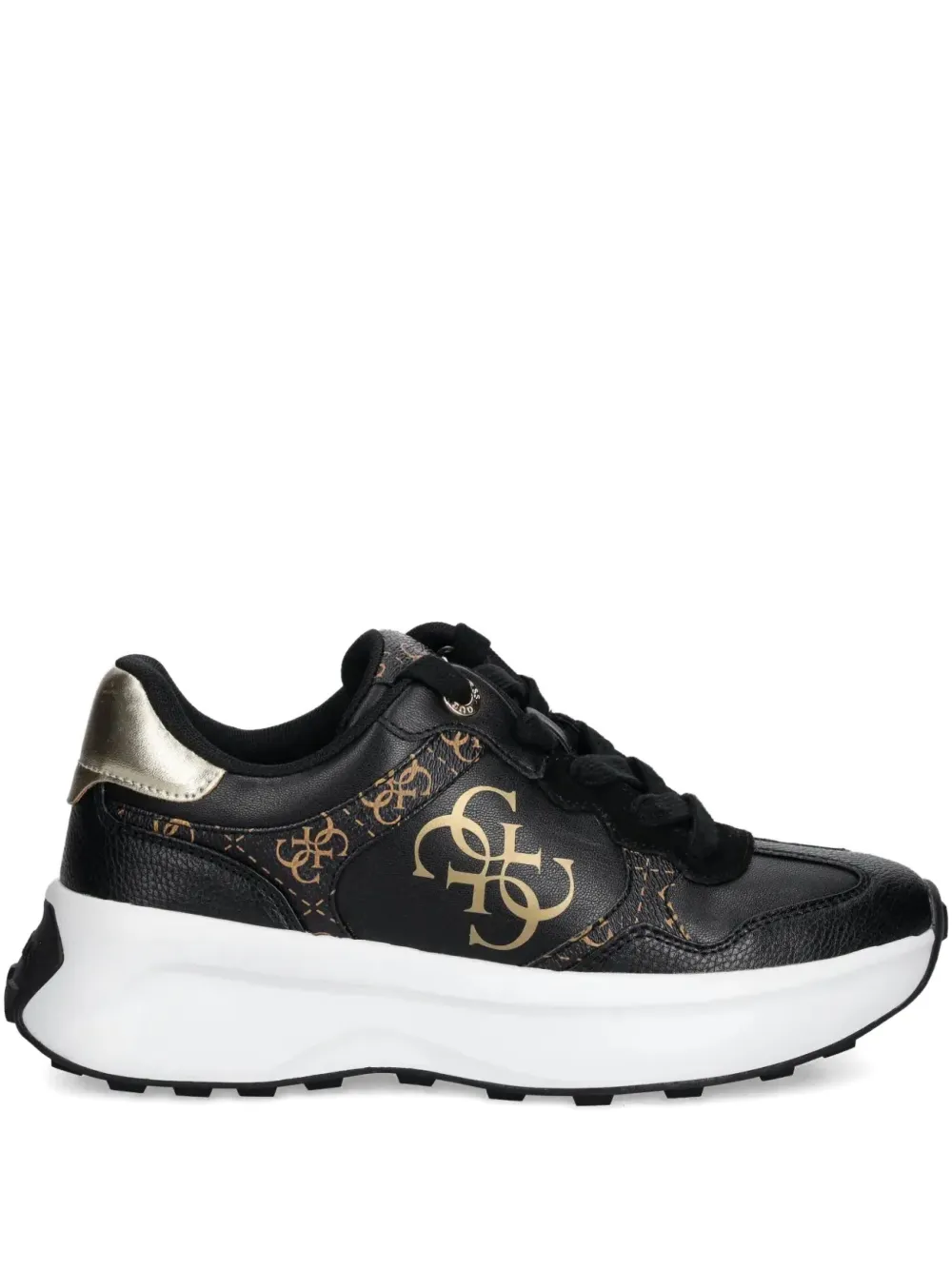 GUESS USA Luckee logo-print sneakers Black