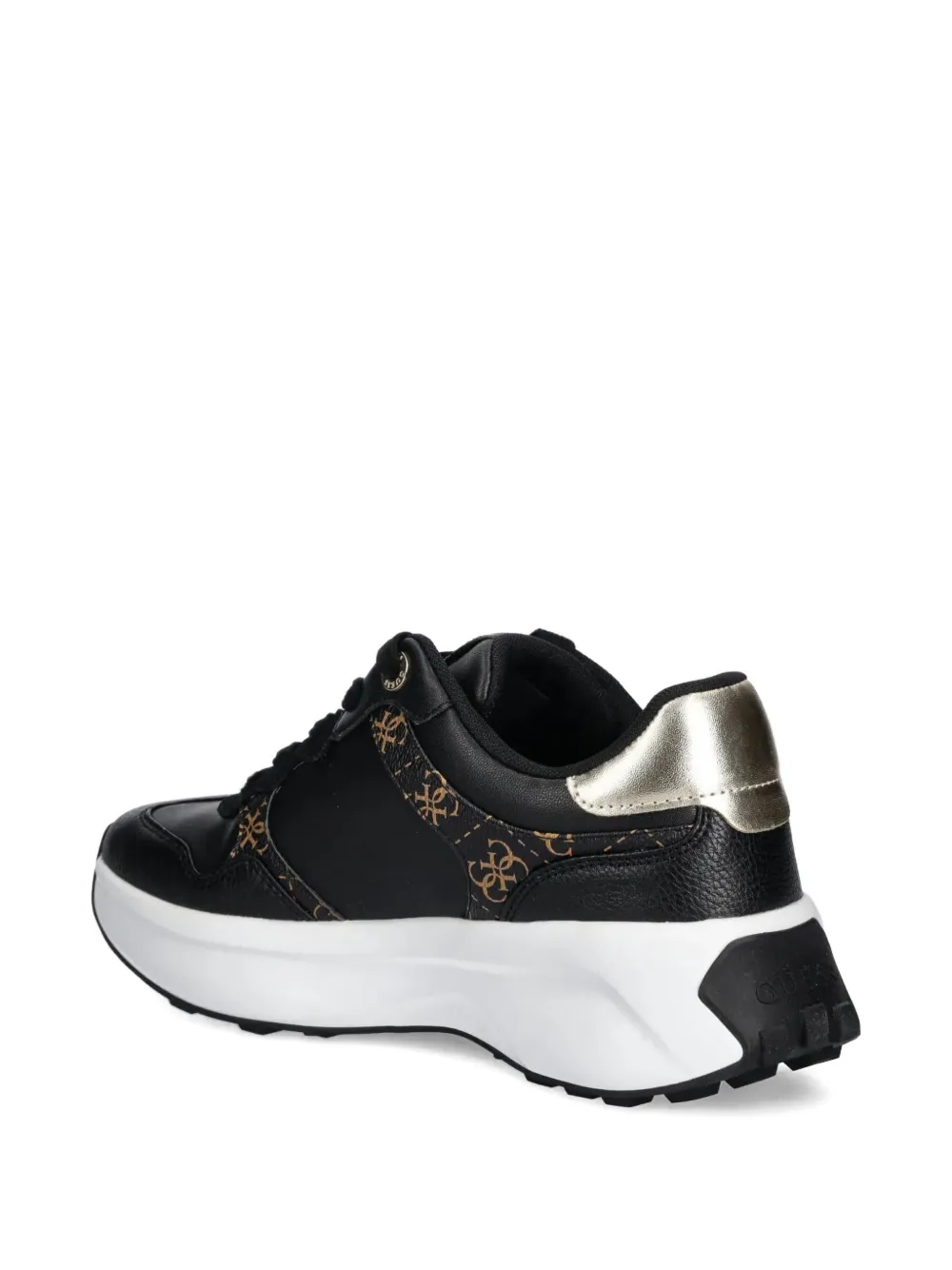 GUESS USA Luckee logo-print sneakers Black