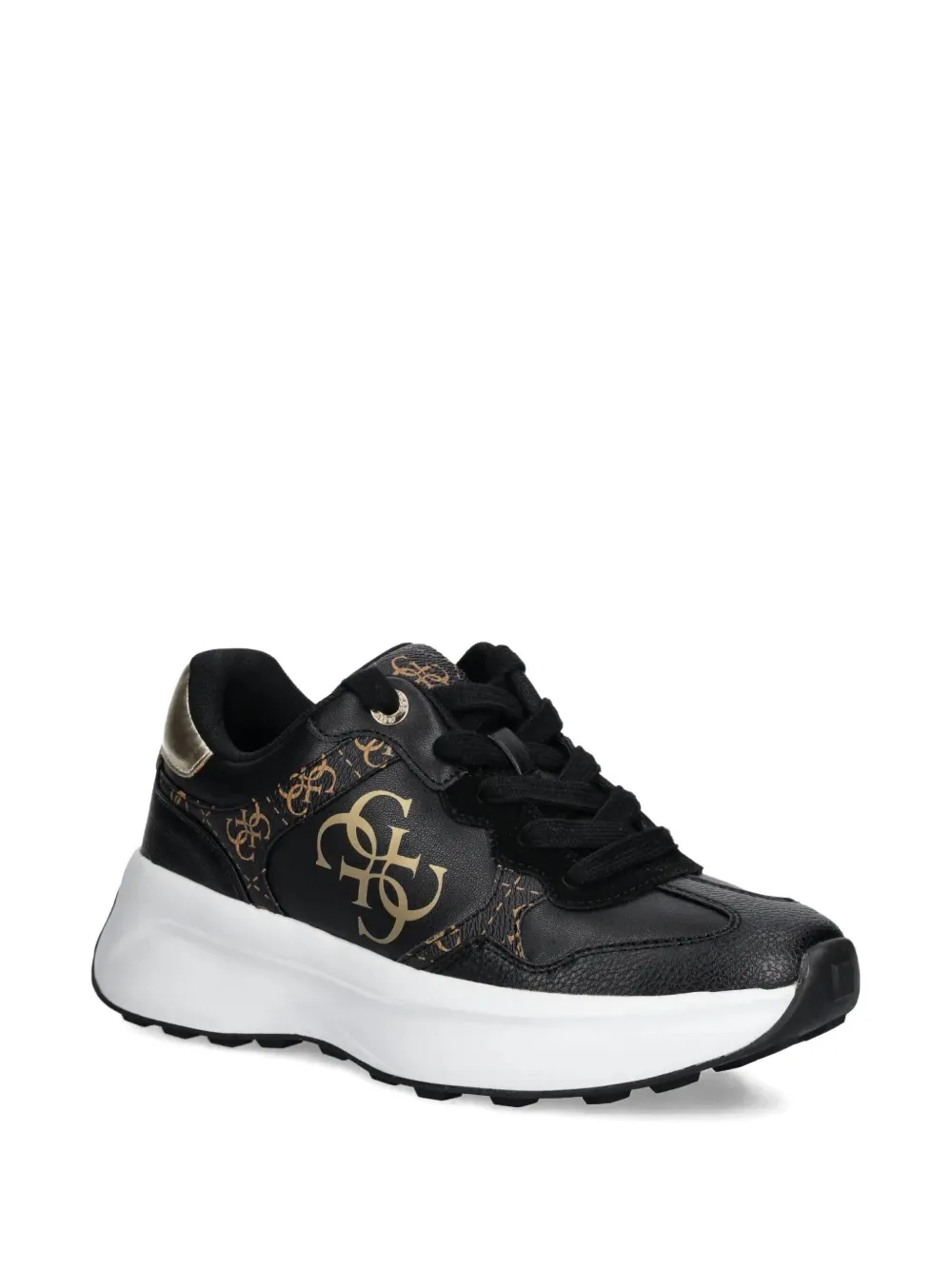 GUESS USA Sneakers met logoprint - Zwart
