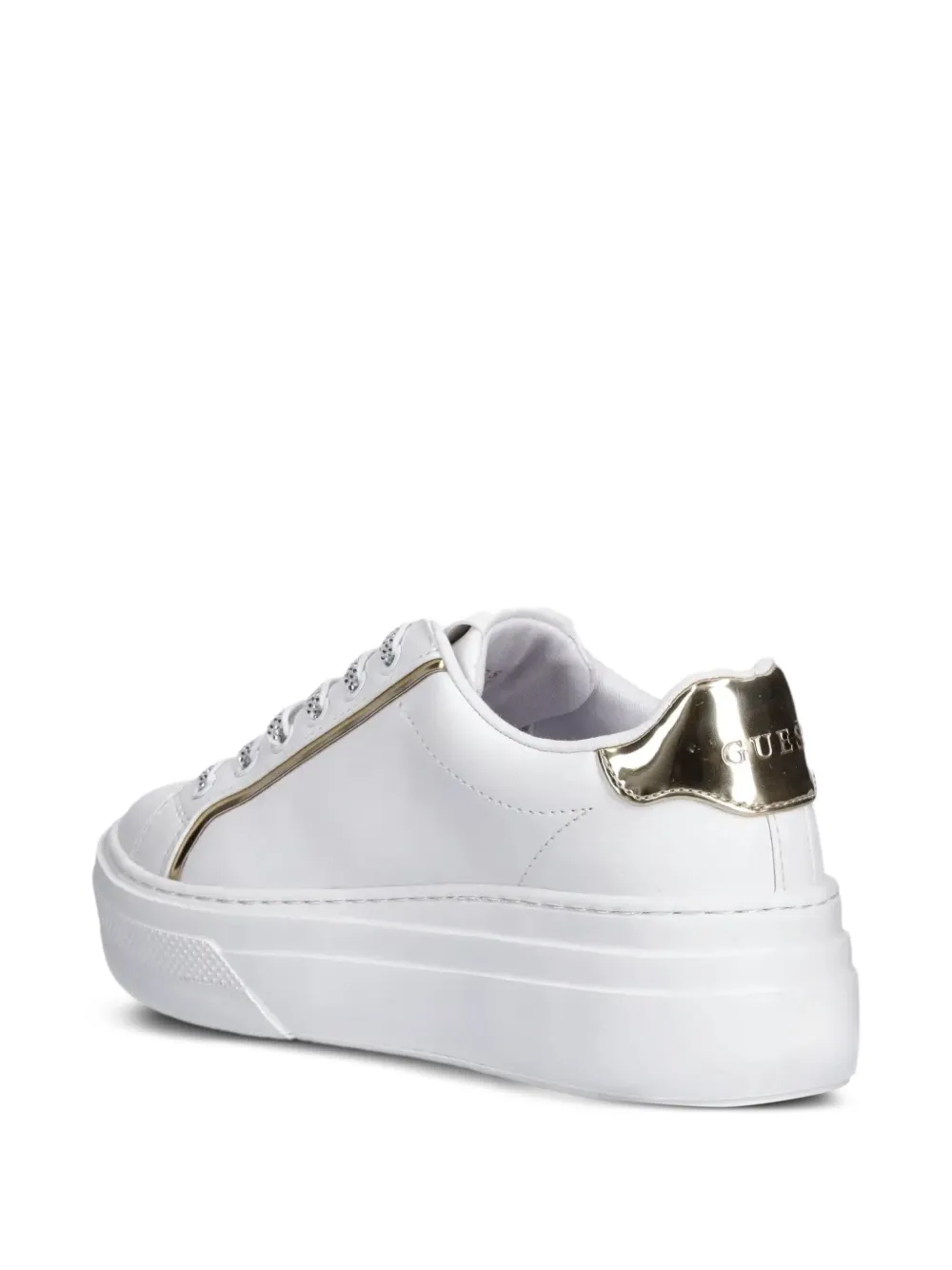 GUESS USA Sneakers met plateauzool Wit