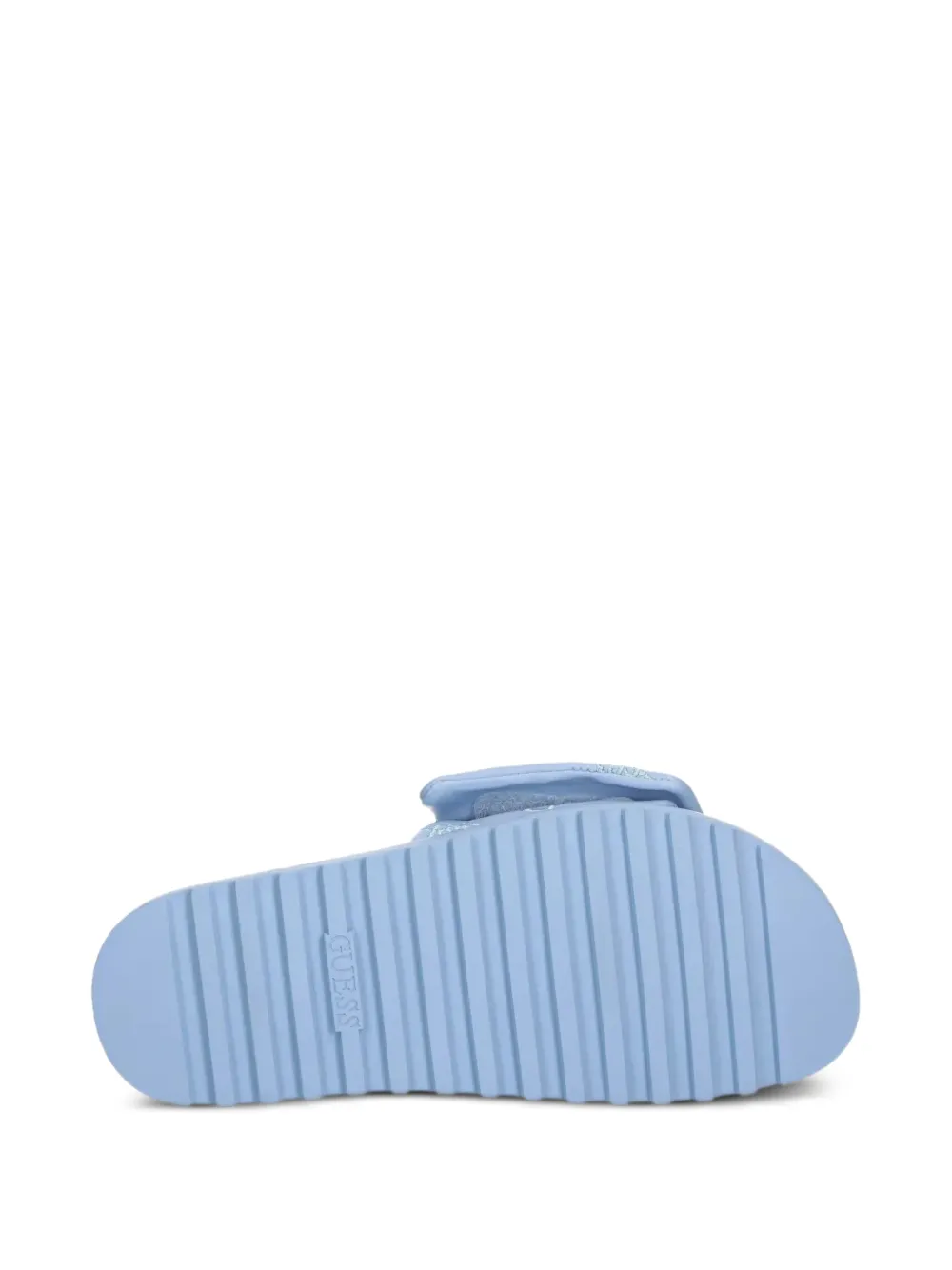 GUESS USA Fabio embroidered flat sandals Blue