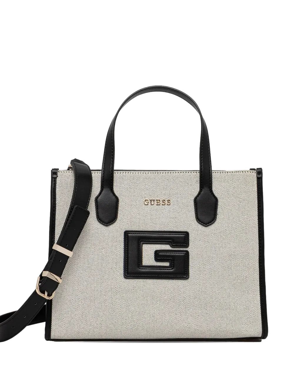 GUESS USA G Status shopper met logo-opschrift Beige