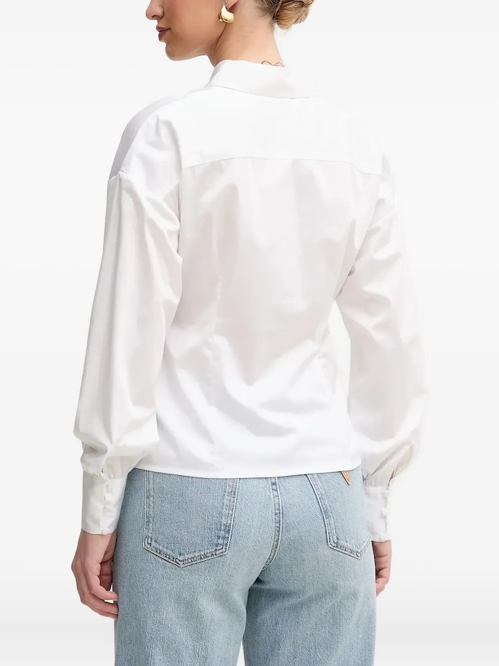 GUESS USA cross-over shirt - Wit