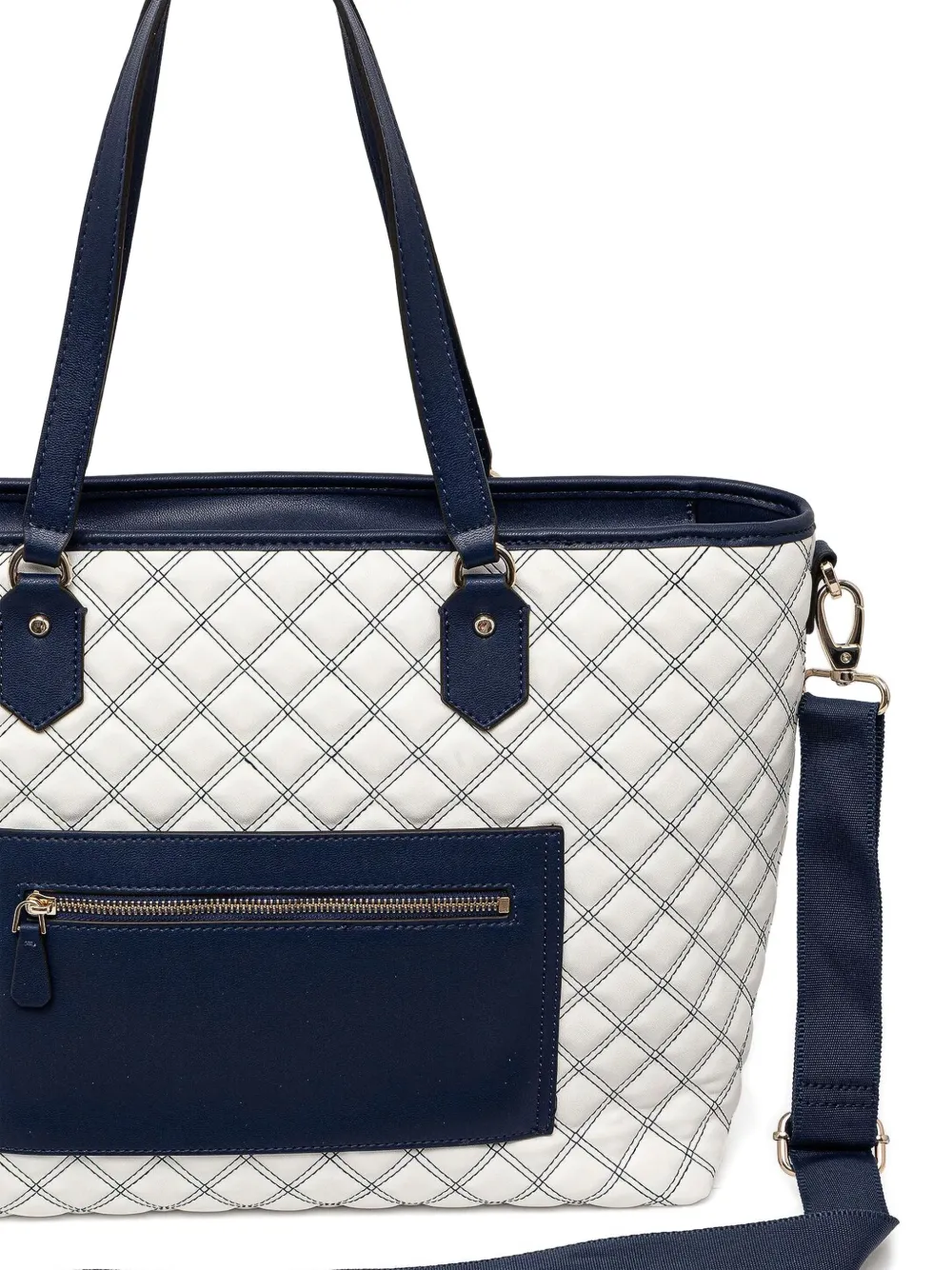 GUESS USA Gewatteerde shopper Wit