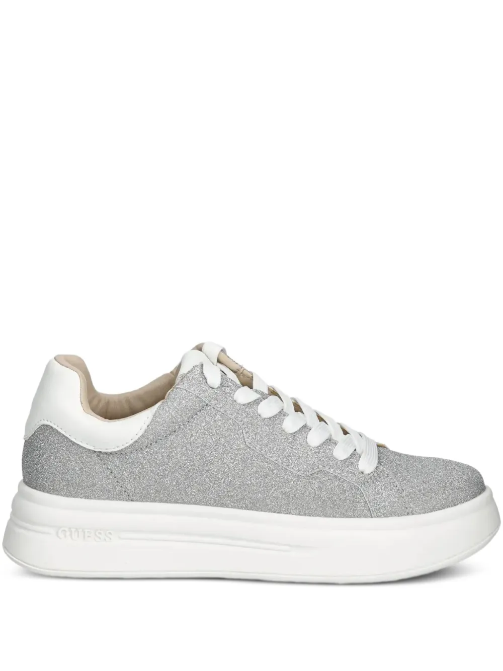 GUESS USA Sneakers verfraaid met glitter Zilver