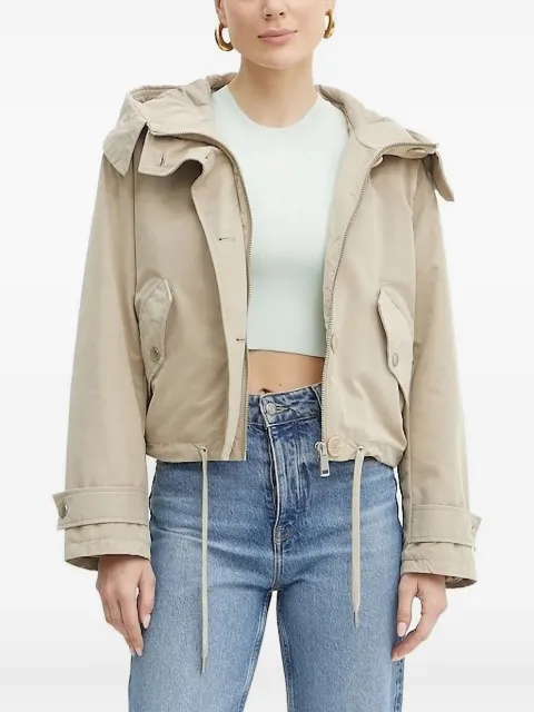 GUESS USA hooded drawstring jacket
