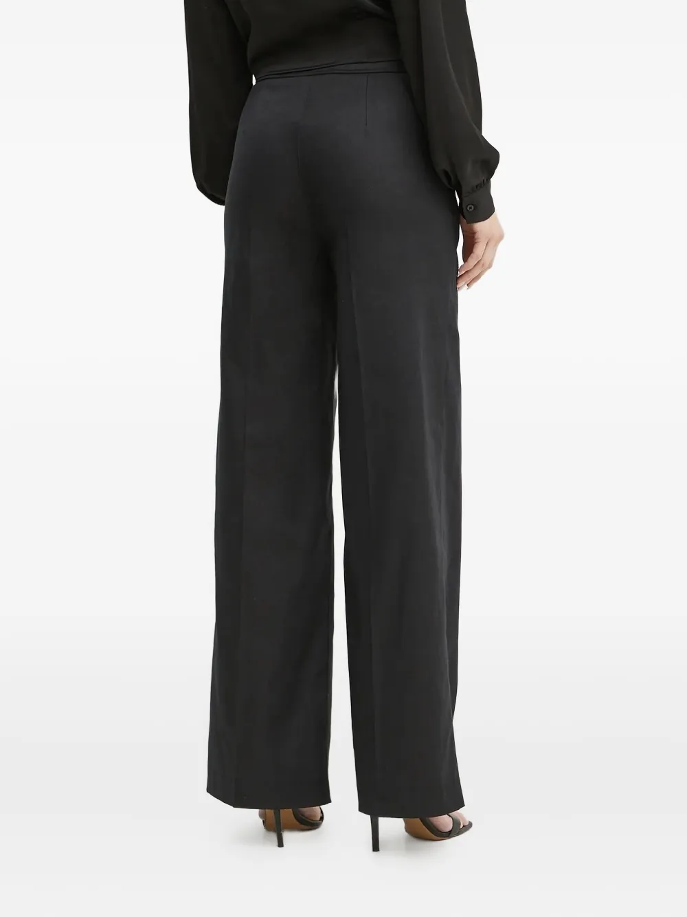 GUESS USA Broek met wijde pijpen - Zwart