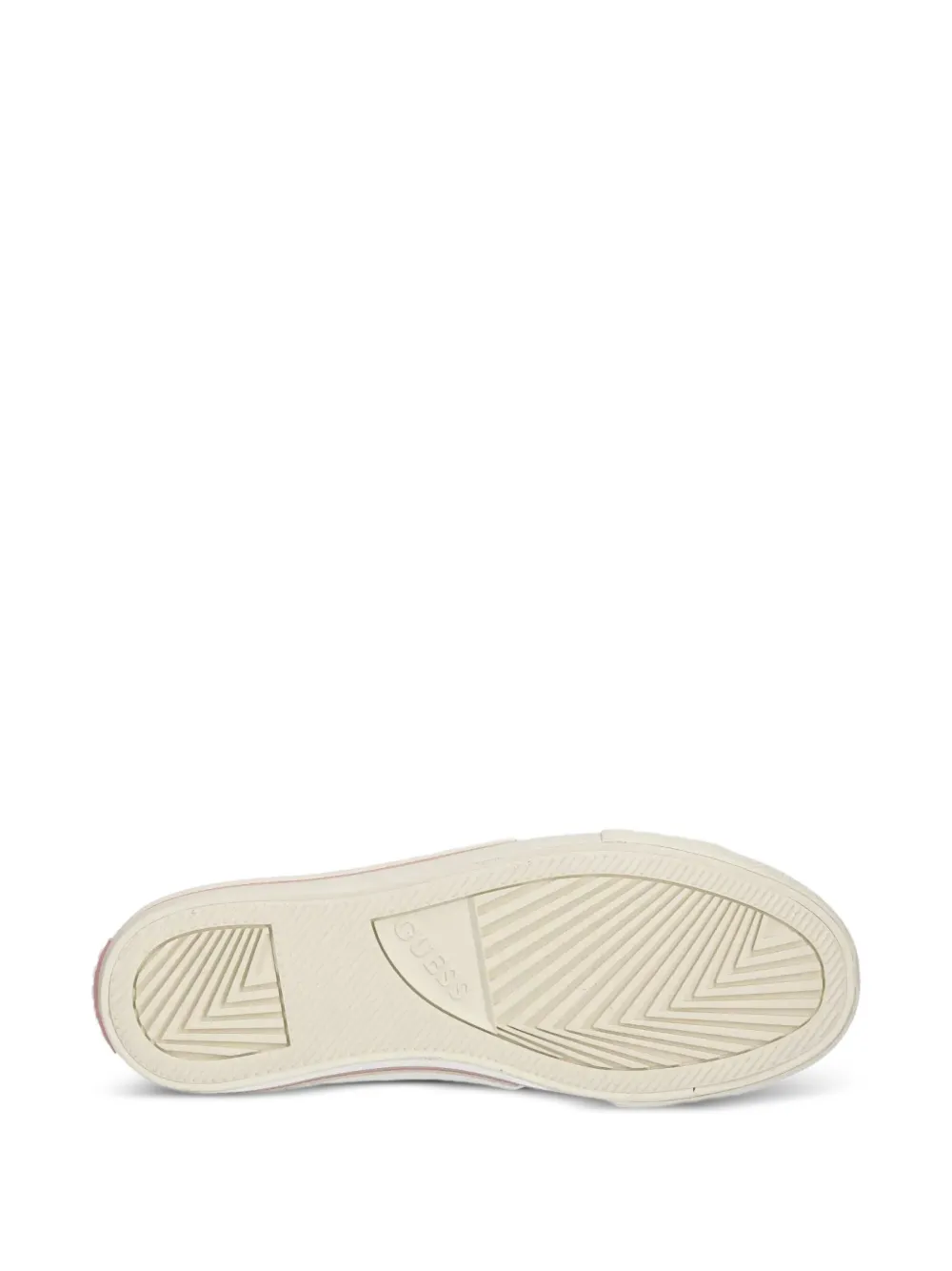 Guess Usa Colyn Monogram-canvas High-top Sneakers In Pink