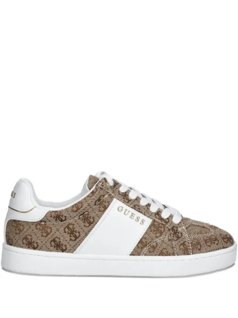 GUESS USA Jrone monogram-canvas sneakers