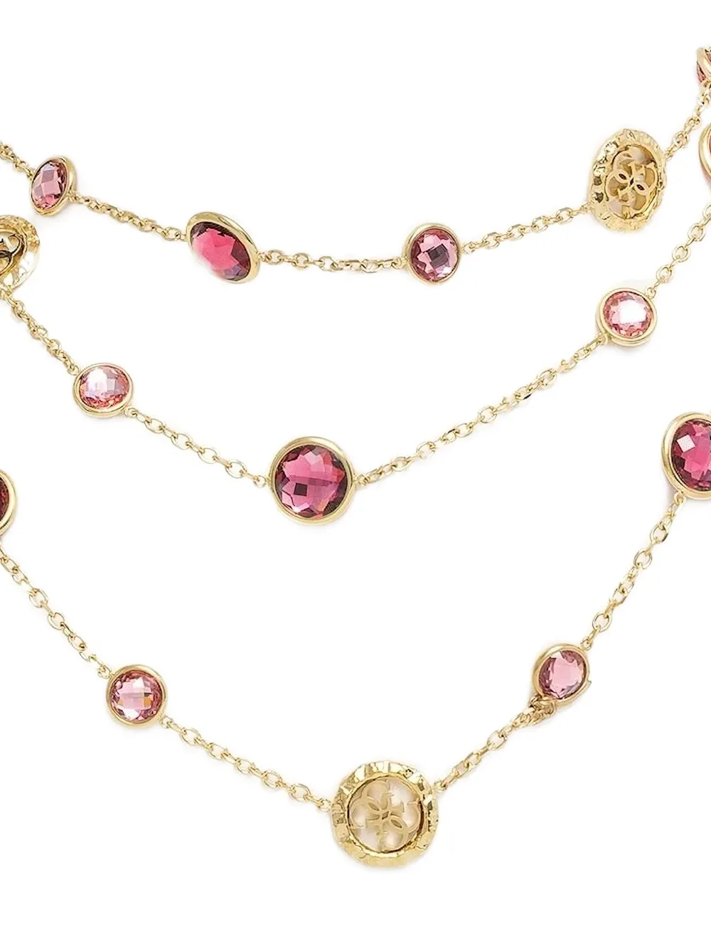 GUESS USA gold-tone crystal necklace | Gold | Image 1