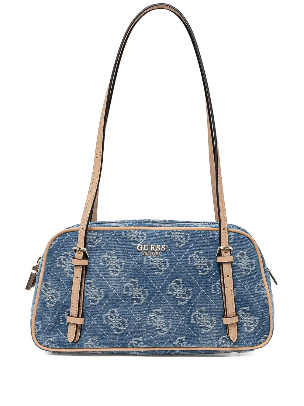 GUESS USA Schoudertas met monogram Blauw