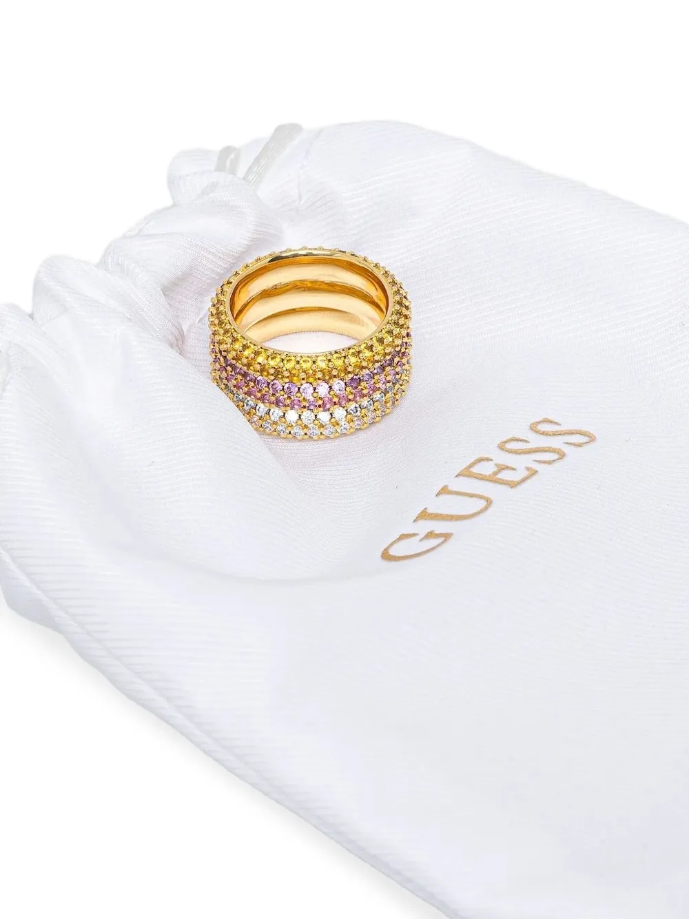 GUESS USA crystal-embellishment ring | Image 2
