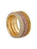 GUESS USA crystal-embellishment ring - Gold