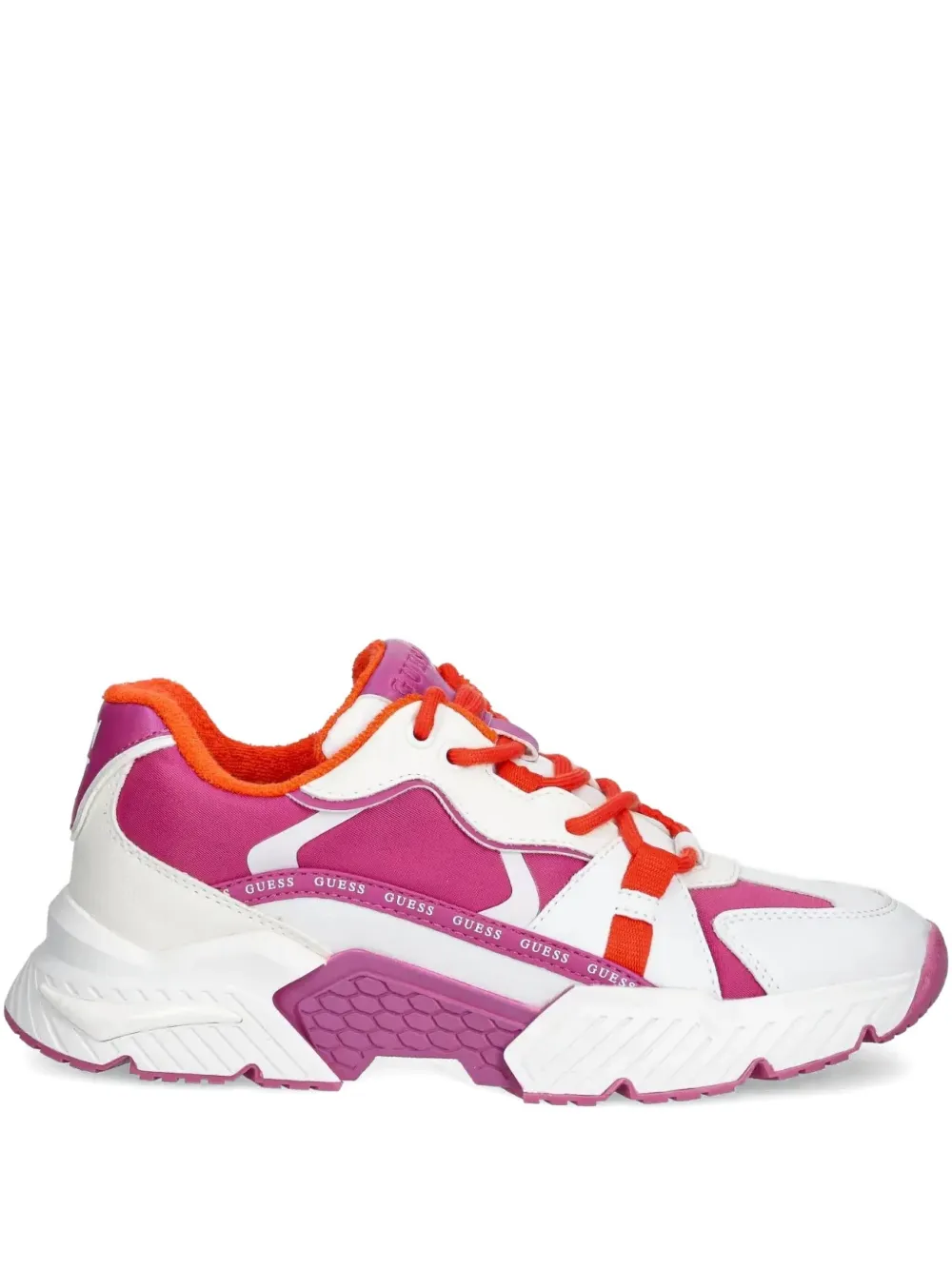 GUESS USA Carrli chunky colourblock sneakers Pink