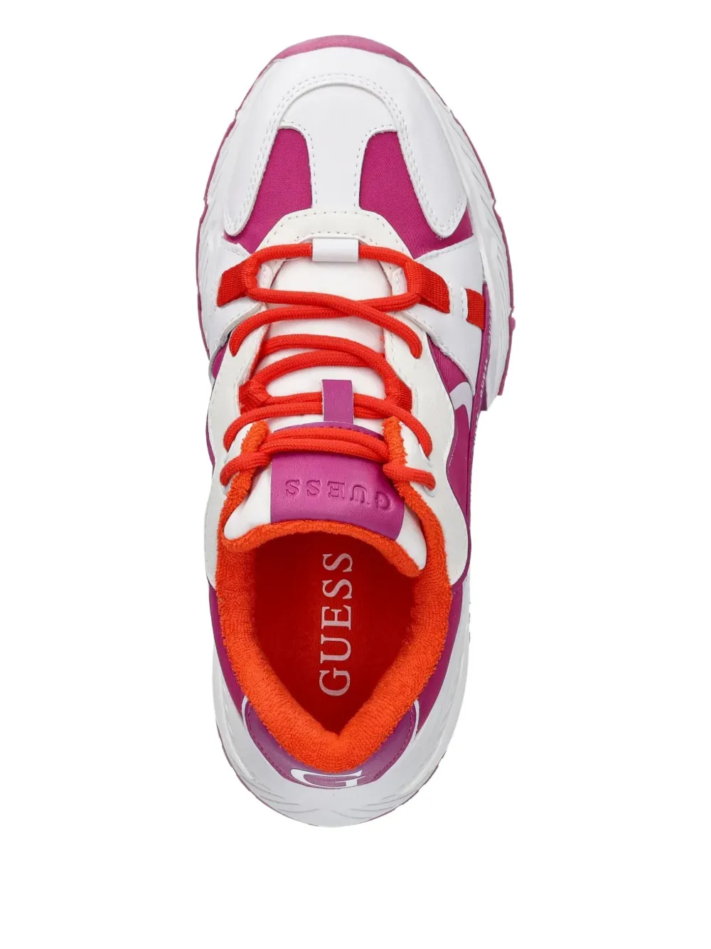 GUESS USA Carrli chunky colourblock sneakers Pink