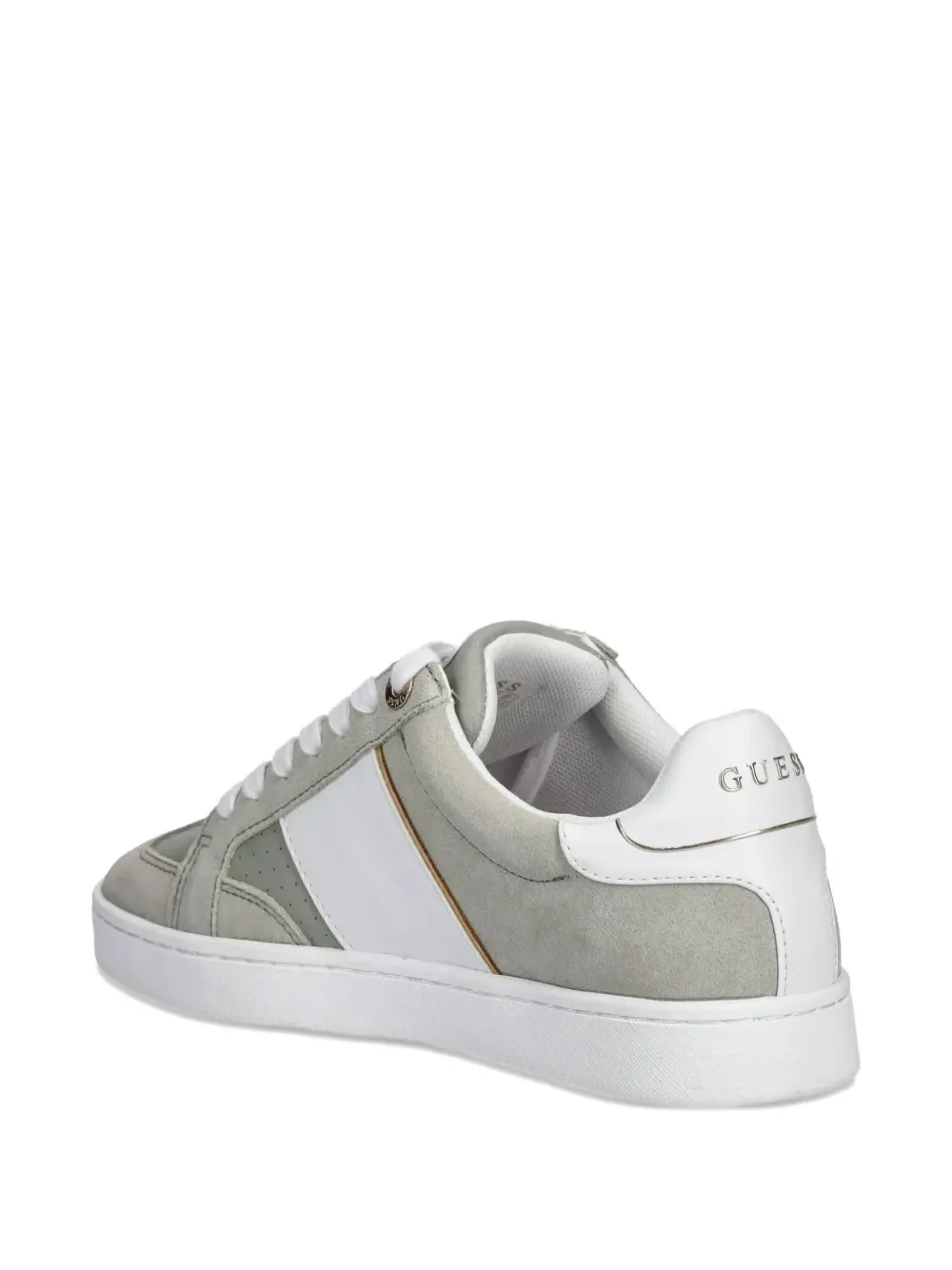 GUESS USA Jrone suede paneled sneakers Green