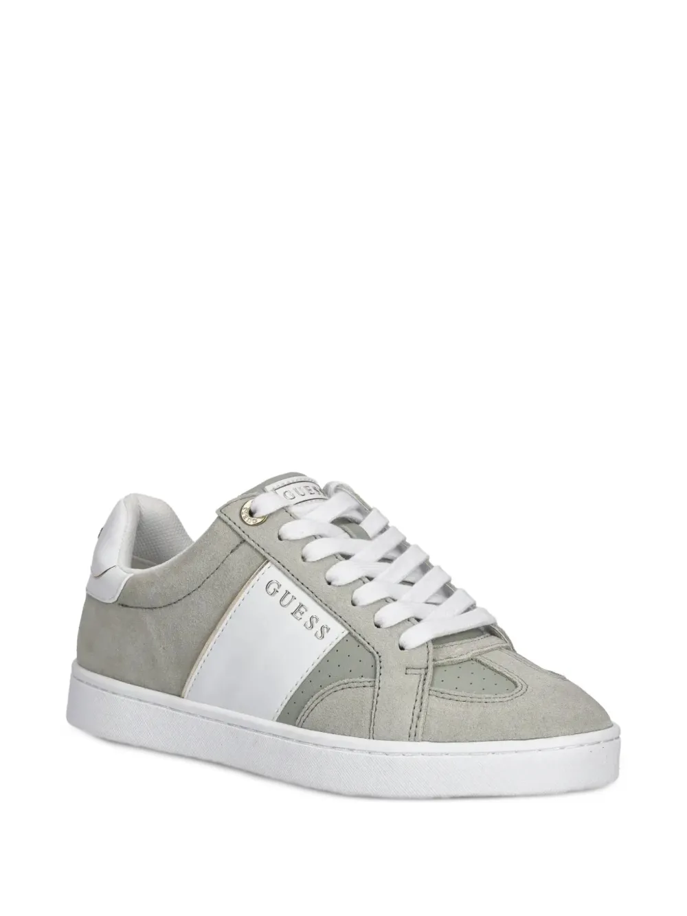 GUESS USA Jrone suede paneled sneakers Green