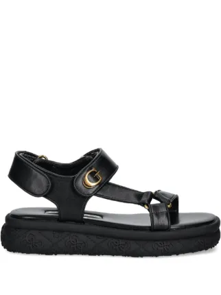 GUESSサンダル GUESS USA 39mm Lanara Platform Sandals | Black | FARFETCH