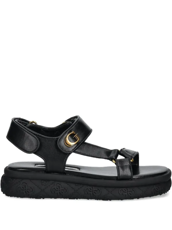 GUESS USA 39mm Lanara Platform Sandals Black FARFETCH PH