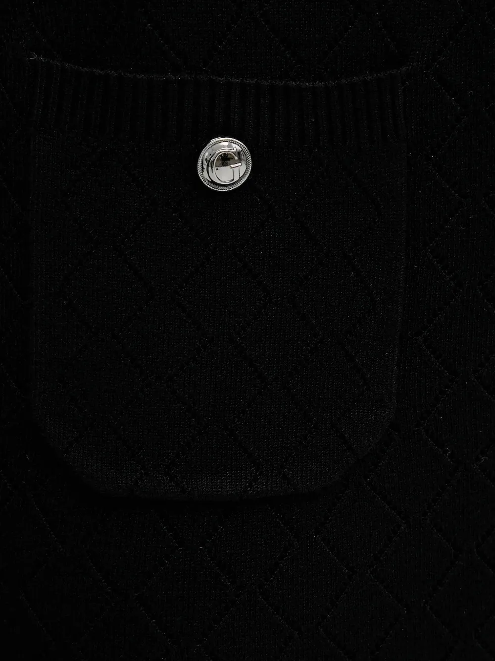 GUESS USA Mini-jurk met opgestikte zak en vierkante hals Zwart