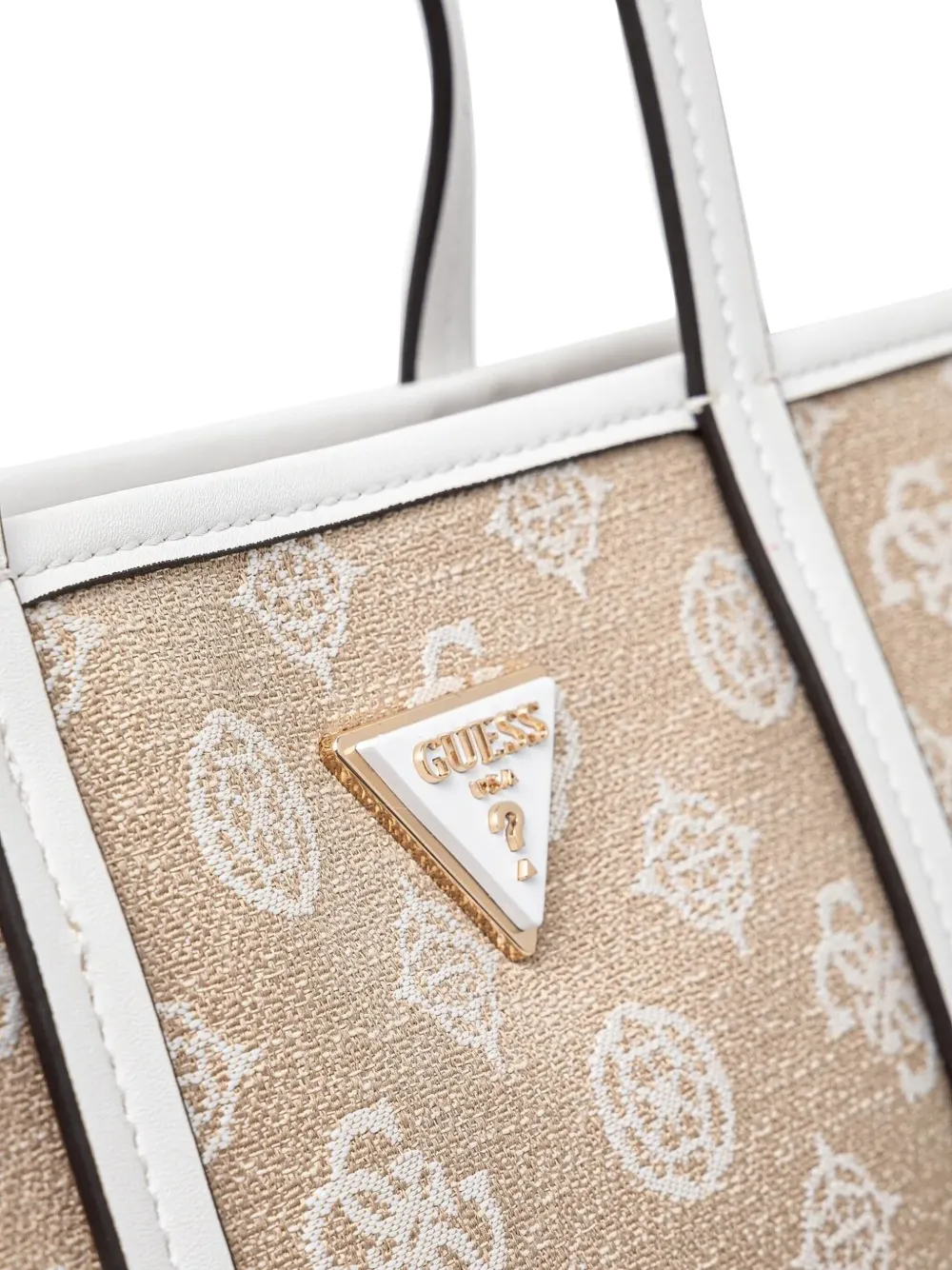 GUESS USA Shopper met print Beige