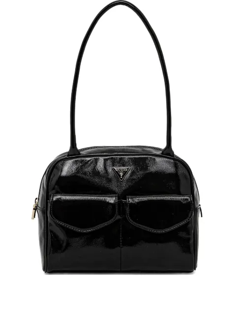 GUESS USA Waldena patent leather handbag