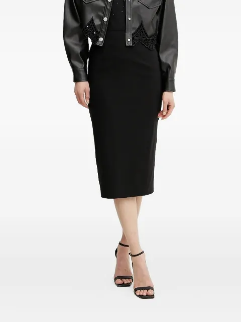 GUESS USA ruched midi skirt